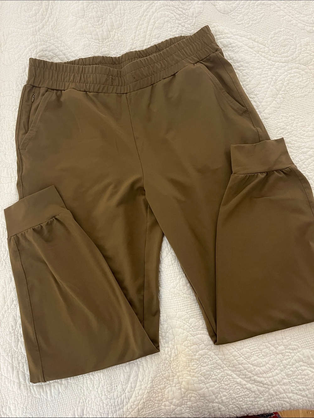 Zella Olive Brown Women's Jogger Track Pants M